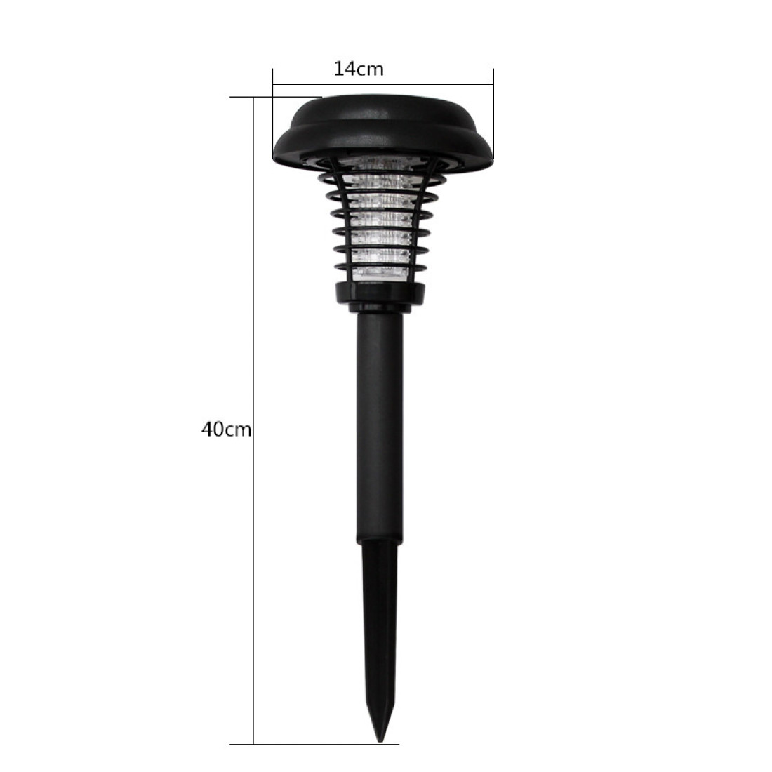 Lampa solara anti tantari / insecte pentru gradina, UV LED cu Zapper Electric, rezistenta la intemperii Lampa solara anti tantari / insecte pentru gradina, UV LED cu Zapper Electric, rezistenta la intemperii