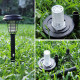 Lampa solara anti tantari / insecte pentru gradina, UV LED cu Zapper Electric, rezistenta la intemperii Lampa solara anti tantari / insecte pentru gradina, UV LED cu Zapper Electric, rezistenta la intemperii