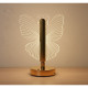 Lampa LED decorativa, cu fluture, reincarcabila USB, portabila, design elegant Lampa LED decorativa, cu fluture, reincarcabila USB, portabila, design elegant