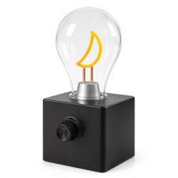 Lampa decorativa LED Moon Light cu baterii, 14 x 8 x 8 cm, lumina ambientala, design modern Lampa decorativa LED Moon Light cu baterii, 14 x 8 x 8 cm, lumina ambientala, design modern