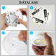 Set 3 Lampi LED Wireless cu Telecomanda si Temporizator, 2 trepte de lumina Set 3 Lampi LED Wireless cu Telecomanda si Temporizator, 2 trepte de lumina