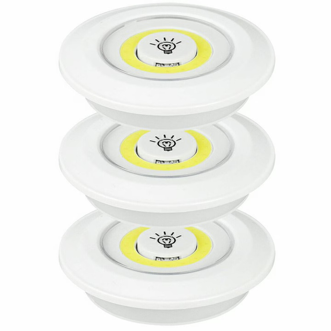 Set 3 Lampi LED Wireless cu Telecomanda si Temporizator, 2 trepte de lumina Set 3 Lampi LED Wireless cu Telecomanda si Temporizator, 2 trepte de lumina