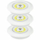 Set 3 Lampi LED Wireless cu Telecomanda si Temporizator, 2 trepte de lumina Set 3 Lampi LED Wireless cu Telecomanda si Temporizator, 2 trepte de lumina