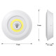 Set 3 Lampi LED Wireless cu Telecomanda si Temporizator, 2 trepte de lumina Set 3 Lampi LED Wireless cu Telecomanda si Temporizator, 2 trepte de lumina