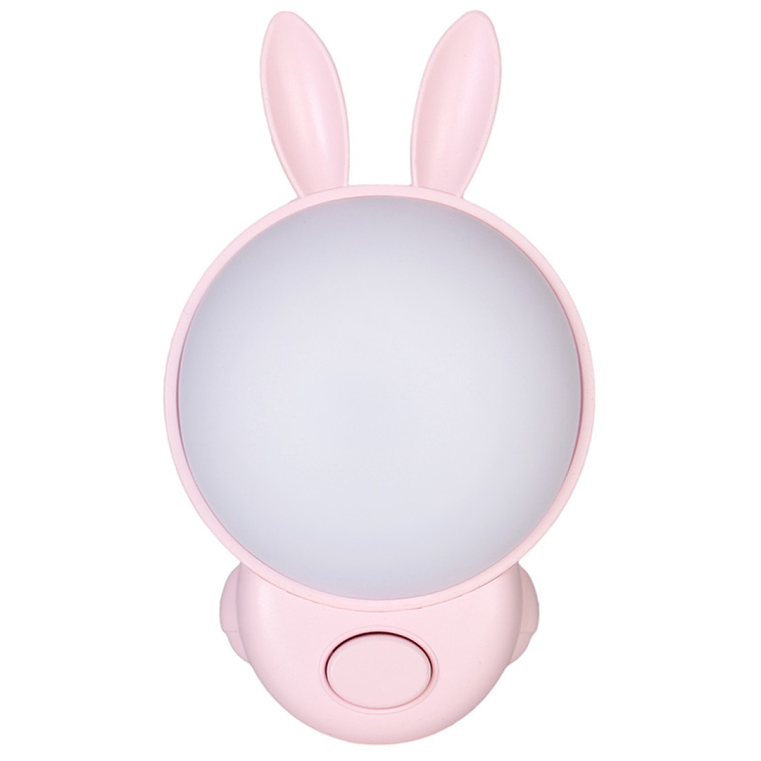 Lampa de Veghe pentru Copii cu Design Iepuras, Lumina Ambientala, Alimentare la Priza, Roz
