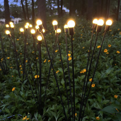 Set 2 Lampi Solare LED pentru Gradina, Lumina Alb Cald, 6 Bulbi Decorativi, Efect Licurici, Iluminare Exterior Set 2 Lampi Solare LED pentru Gradina, Lumina Alb Cald, 6 Bulbi Decorativi, Efect Licurici, Iluminare Exterior