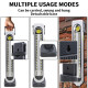 Lampa solara pentru camping multifunctionala, 45 LED-uri, HEL-6855T, 39 cm x 6.9 cm Lampa solara pentru camping multifunctionala, 45 LED-uri, HEL-6855T, 39 cm x 6.9 cm