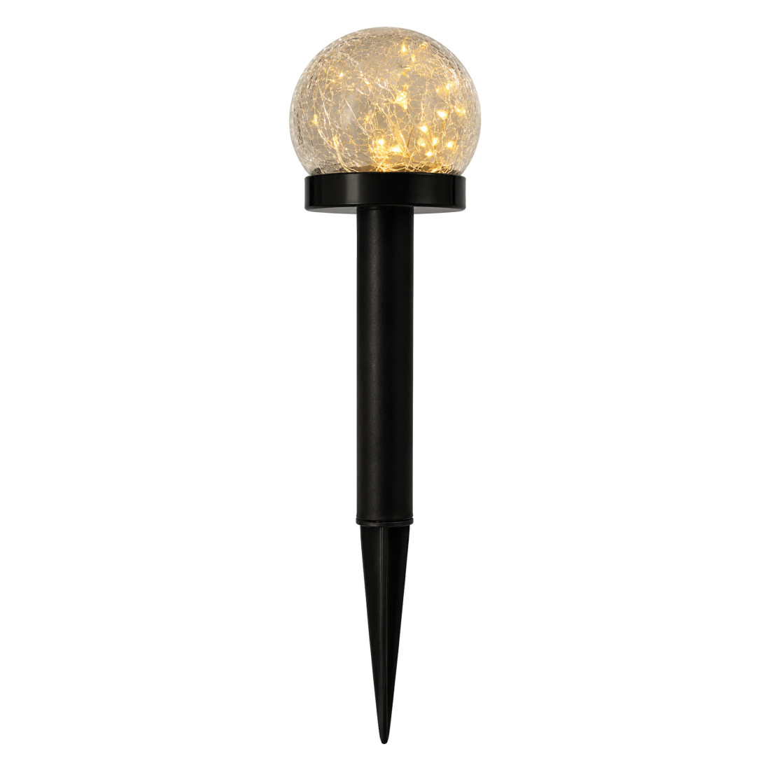 Lampa solara glob din sticla, design cu crapaturi, lumina calda, incarcare solara Lampa solara glob din sticla, design cu crapaturi, lumina calda, incarcare solara