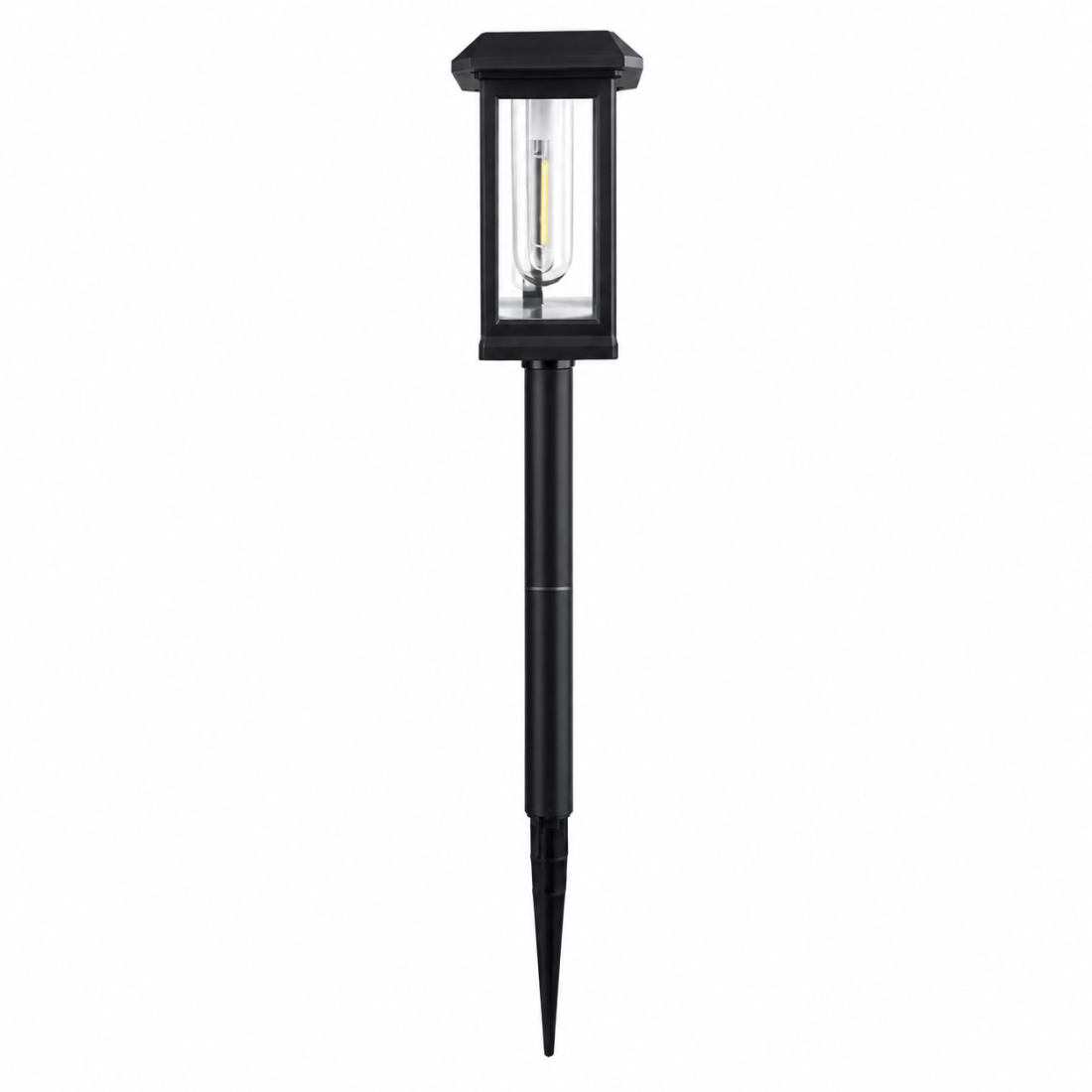 Lampa solara de gradina LED, tarus cu inaltime reglabila, lumina calda, rezistenta la ploaie, praf si intemperii IP65, negru Lampa solara de gradina LED, tarus cu inaltime reglabila, lumina calda, rezistenta la ploaie, praf si intemperii IP65, negru