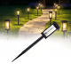 Lampa solara de gradina LED, tarus cu inaltime reglabila, lumina calda, rezistenta la ploaie, praf si intemperii IP65, negru Lampa solara de gradina LED, tarus cu inaltime reglabila, lumina calda, rezistenta la ploaie, praf si intemperii IP65, negru
