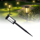 Lampa solara de gradina LED, tarus cu inaltime reglabila, lumina calda, rezistenta la ploaie, praf si intemperii IP65, negru Lampa solara de gradina LED, tarus cu inaltime reglabila, lumina calda, rezistenta la ploaie, praf si intemperii IP65, negru