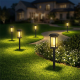 Lampa solara de gradina LED, tarus cu inaltime reglabila, lumina calda, rezistenta la ploaie, praf si intemperii IP65, negru Lampa solara de gradina LED, tarus cu inaltime reglabila, lumina calda, rezistenta la ploaie, praf si intemperii IP65, negru