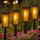Lampa solara de gradina LED, tarus cu inaltime reglabila, lumina calda, rezistenta la ploaie, praf si intemperii IP65, negru Lampa solara de gradina LED, tarus cu inaltime reglabila, lumina calda, rezistenta la ploaie, praf si intemperii IP65, negru