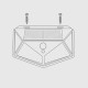 Lampa solara de perete cu senzor de miscare, 100 LED-uri, lumina alba, IP65, incarcare solara, 14 x 10 x 6 cm Lampa solara de perete cu senzor de miscare, 100 LED-uri, lumina alba, IP65, incarcare solara, 14 x 10 x 6 cm