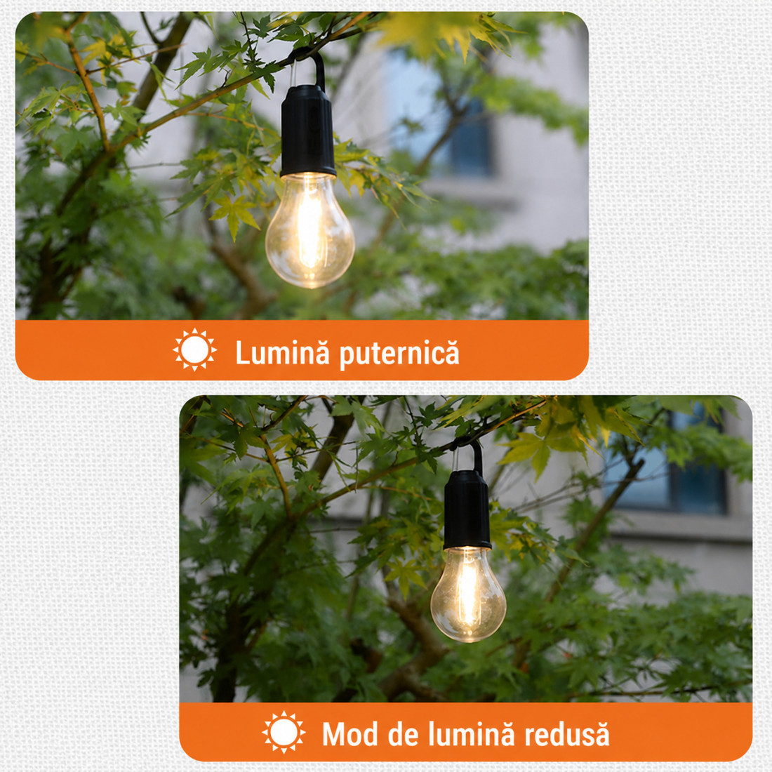 Bec portabil LED fara fir, reincarcabil USB Type-C, lumina calda, utilizare interior/exterior, autonomie mare, corp rezistent la socuri, camping, terasa Bec portabil LED fara fir, reincarcabil USB Type-C, lumina calda, utilizare interior/exterior, autonomie mare, corp rezistent la socuri, camping, terasa
