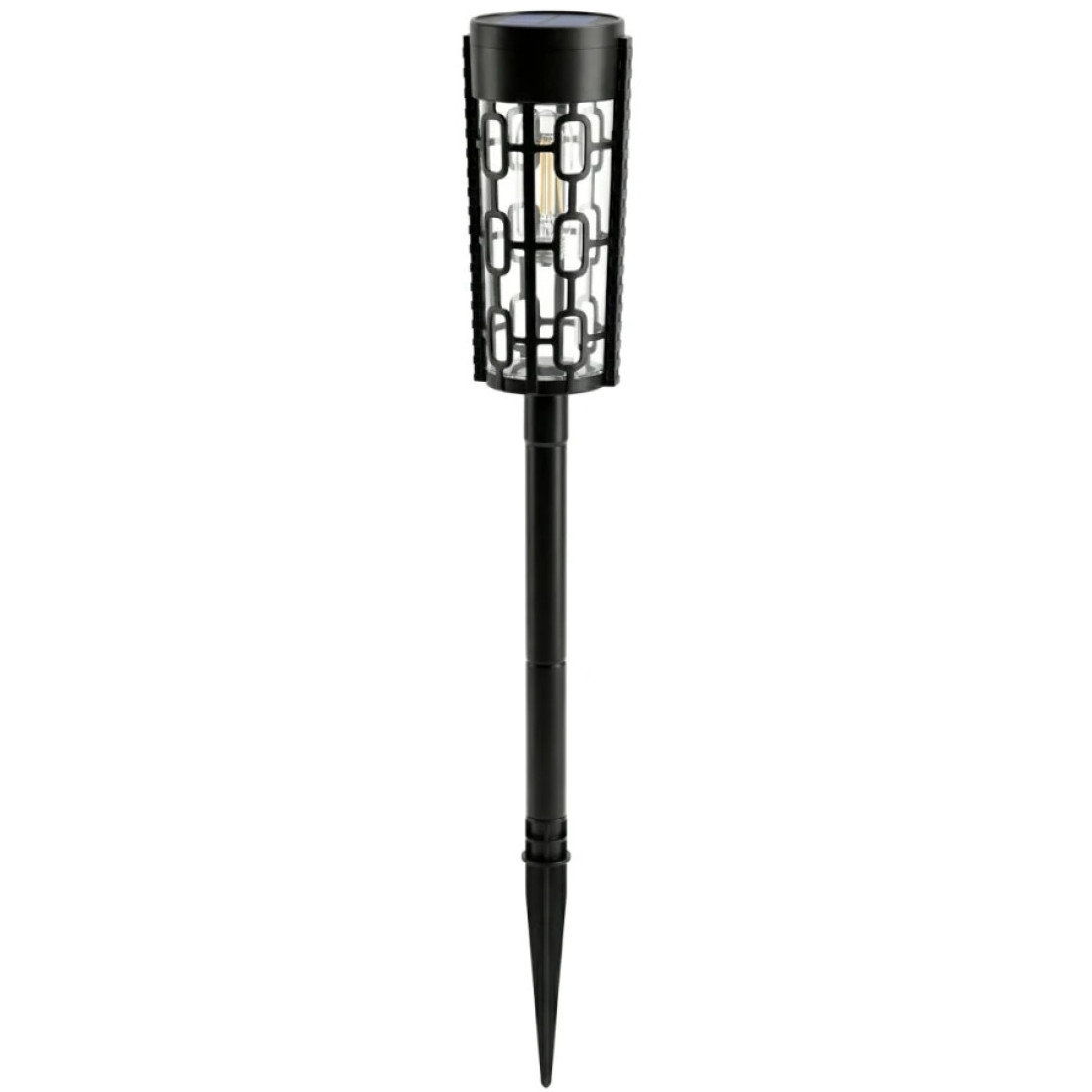 Lampa solara de gradina LED, tarus cu inaltime reglabila, lumina calda, rezistenta la ploaie, praf si intemperii IP65, negru Lampa solara de gradina LED, tarus cu inaltime reglabila, lumina calda, rezistenta la ploaie, praf si intemperii IP65, negru