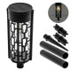 Lampa solara de gradina LED, tarus cu inaltime reglabila, lumina calda, rezistenta la ploaie, praf si intemperii IP65, negru Lampa solara de gradina LED, tarus cu inaltime reglabila, lumina calda, rezistenta la ploaie, praf si intemperii IP65, negru