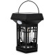 Lampa solara LED pentru exterior, lumina calda, suspendare sau montaj pe perete, rezistenta la apa, design elegant negru Lampa solara LED pentru exterior, lumina calda, suspendare sau montaj pe perete, rezistenta la apa, design elegant negru
