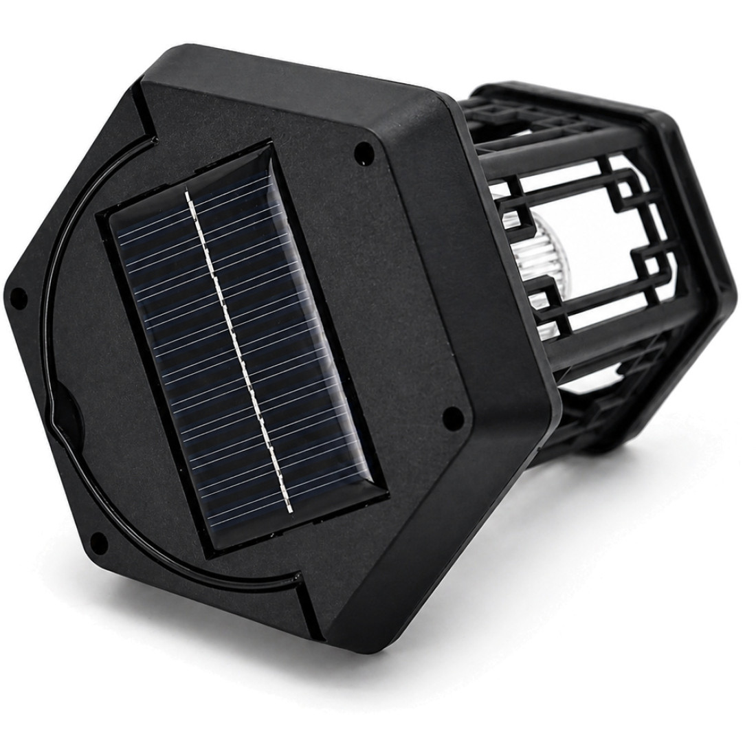 Lampa solara LED pentru exterior, lumina calda, suspendare sau montaj pe perete, rezistenta la apa, design elegant negru Lampa solara LED pentru exterior, lumina calda, suspendare sau montaj pe perete, rezistenta la apa, design elegant negru