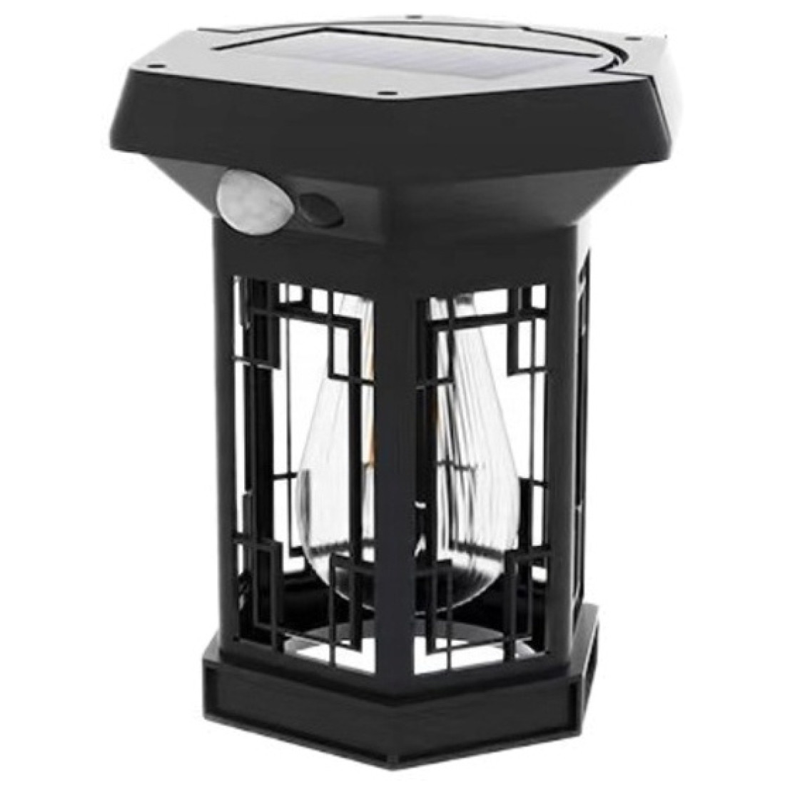Lampa solara LED pentru exterior, lumina calda, suspendare sau montaj pe perete, rezistenta la apa, design elegant negru Lampa solara LED pentru exterior, lumina calda, suspendare sau montaj pe perete, rezistenta la apa, design elegant negru