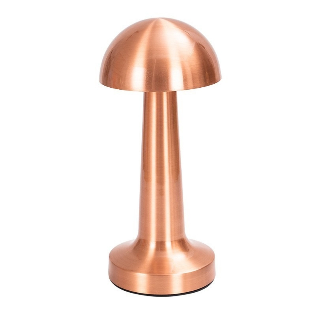 Lampa de masa LED reincarcabila cu USB Type-C, lumina calda, corp din aluminiu, 9 x 9 x 21 cm, bronz Lampa de masa LED reincarcabila cu USB Type-C, lumina calda, corp din aluminiu, 9 x 9 x 21 cm, bronz