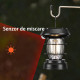 Lampa solara tip felinar BK-5808 cu senzor de miscare, USB Type-C, 4 moduri iluminare, IP65, 1200mAh, fara fire, pentru gradina, terasa, balcon, camping