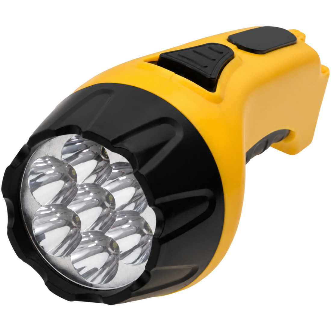 Lanterna reincarcabila cu 7 LED-uri puternice, autonomie mare, lumina intensa Lanterna reincarcabila cu 7 LED-uri puternice, autonomie mare, lumina intensa