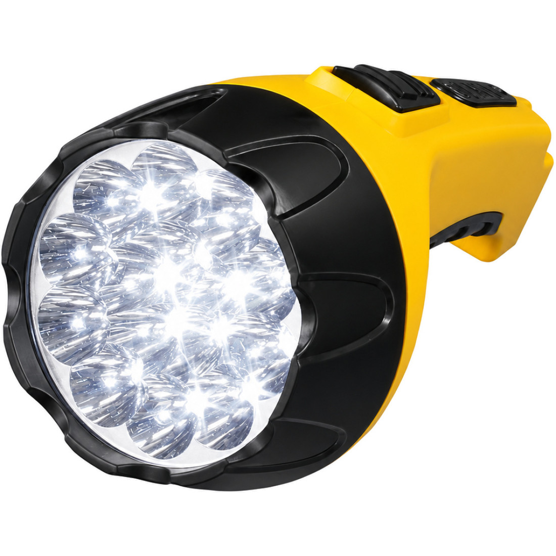 Lanterna reincarcabila cu 15 LED-uri puternice, autonomie mare, lumina intensa Lanterna reincarcabila cu 15 LED-uri puternice, autonomie mare, lumina intensa