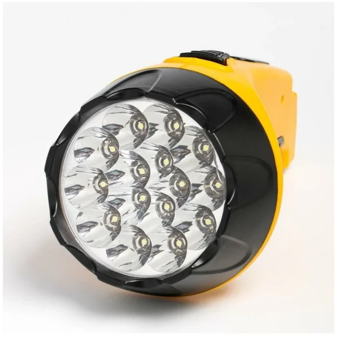 Lanterna reincarcabila cu 15 LED-uri puternice, autonomie mare, lumina intensa Lanterna reincarcabila cu 15 LED-uri puternice, autonomie mare, lumina intensa