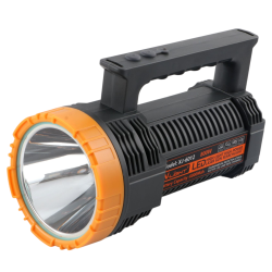 Lanterna LED Profesionala Reincarcabila XJ-6015, 1000W, 6600 mAh, Autonomie 6-8 ore, Raza Lunga de Actiune 800-1000 m, USB Type-C, 3 Moduri Iluminare, Lumina Alba, Curea de Umar Inclusa