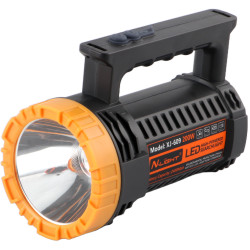 Lanterna LED Profesionala Reincarcabila XJ-609, 200W, 2400 mAh, Autonomie 6-8 ore, Raza Lunga de Actiune 600-800 m, USB Type-C, 3 Moduri Iluminare, Lumina Alba, Curea de Umar Inclusa