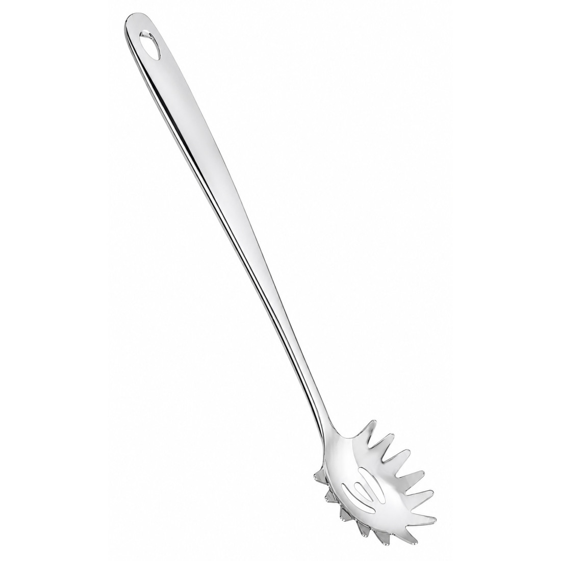 Lingura cu fante din inox pentru paste, spaghete, 35 cm, calitate premium, otel inoxidabil 18/10, contructie solida, design minimalist Lingura cu fante din inox pentru paste, spaghete, 35 cm, calitate premium, otel inoxidabil 18/10, contructie solida, design minimalist