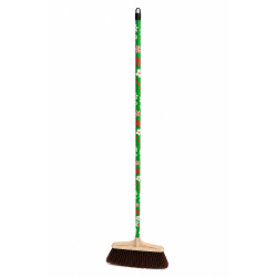 Matura cu peri lungi, coada colorata, model floral, 130 cm x 35 cm