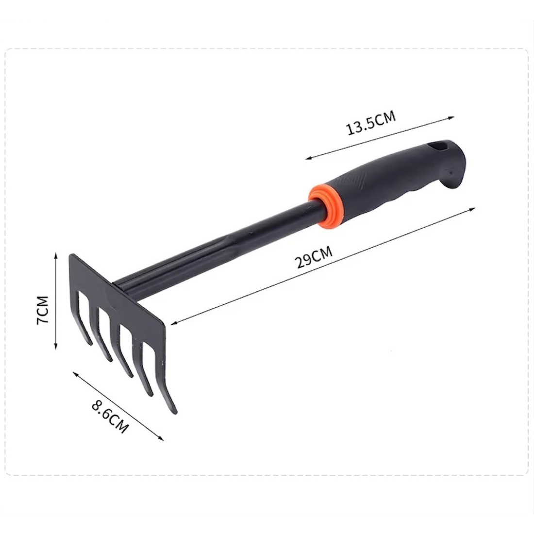 Minigrebla, 5 dinti, maner ergonomic Minigrebla, 5 dinti, maner ergonomic