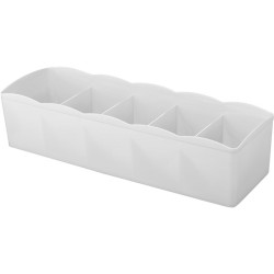 Mini organizator, 9 x 27 x 7 cm, alb