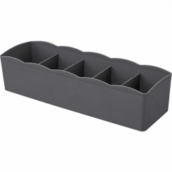 Mini organizator, 9 x 27 x 7 cm, gri