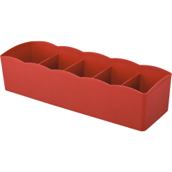 Mini organizator, 9 x 27 x 7 cm, rosu