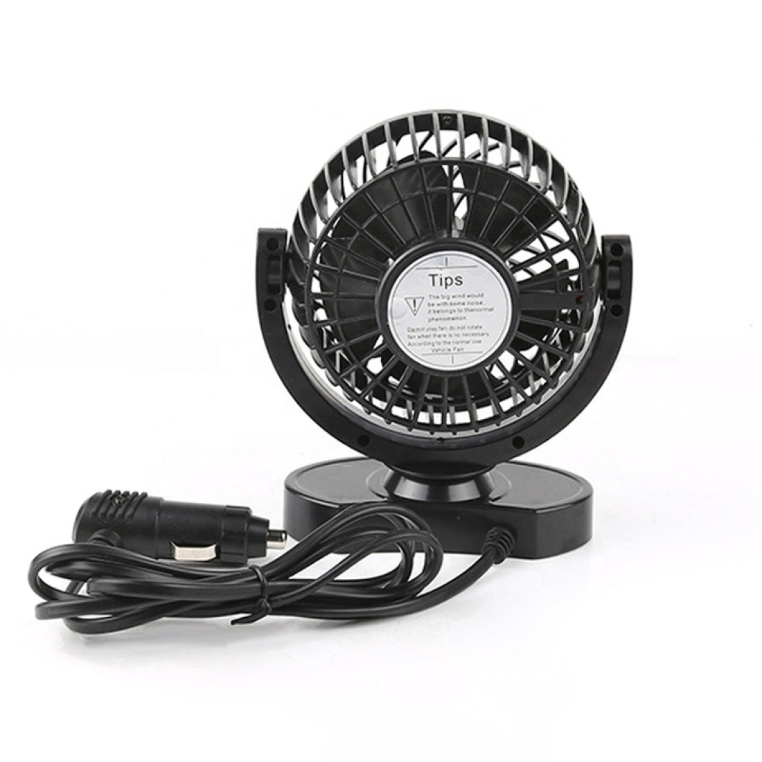 Mini ventilator pentru masina, rotire 360°, silentios, design compact
