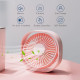 Mini ventilator portabil, rotire 360°, conectare USB, 3 niveluri de reglare a vitezei, potrivit pentru acasa, birou, somn
