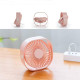 Mini ventilator portabil, rotire 360°, conectare USB, 3 niveluri de reglare a vitezei, potrivit pentru acasa, birou, somn