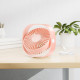 Mini ventilator portabil, rotire 360°, conectare USB, 3 niveluri de reglare a vitezei, potrivit pentru acasa, birou, somn