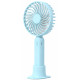 Mini ventilator F9, portabil, silentios, cu suport de birou detasabil, 3 trepte de viteza, design compact, reincarcare USB, ideal pentru calatorii, birou, terasa, albastru Mini ventilator F9, portabil, silentios, cu suport de birou detasabil, 3 trepte de viteza, design compact, reincarcare USB, ideal pentru calatorii, birou, terasa, albastru