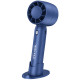 Mini ventilator ZWZ-T-10, portabil, silentios, cu suport de birou detasabil, 5W, 3 trepte de viteza, design compact, reincarcare USB, ideal pentru calatorii, birou, terasa, albastru