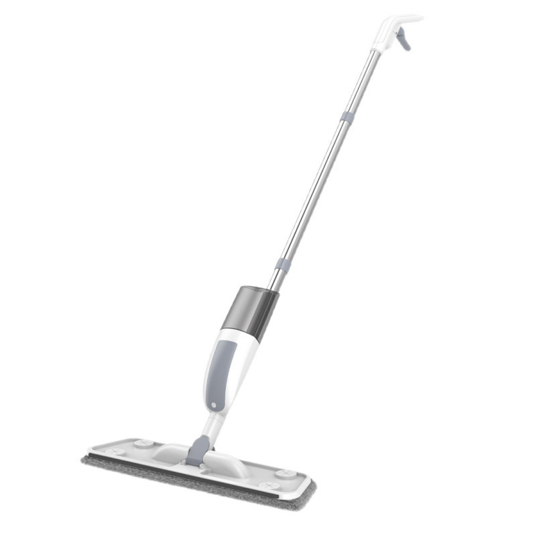 Mop cu pulverizator pentru curatare, design ergonomic, utilizare umeda si uscata, laveta din microfibra, rezervor detasabil