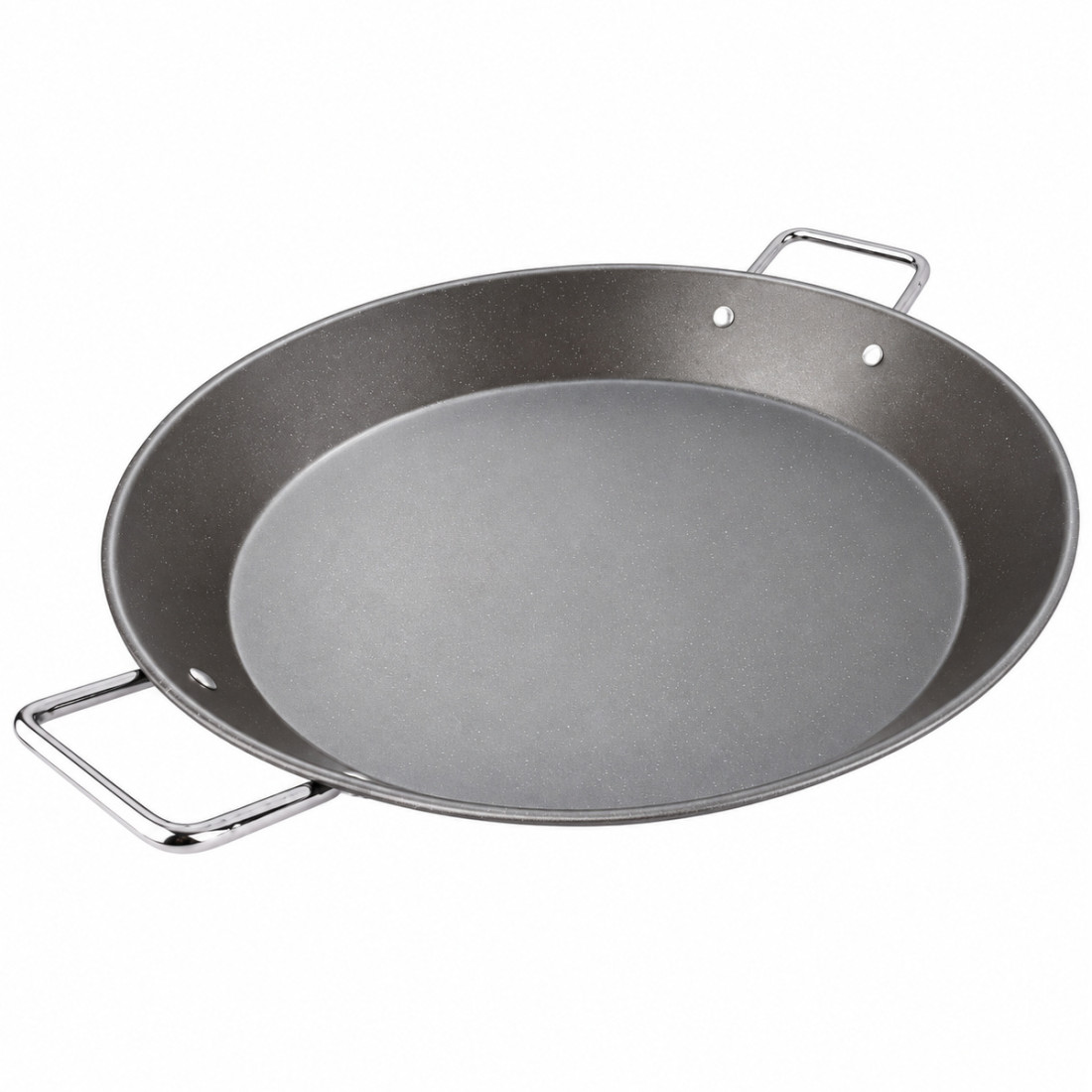 Tava rotunda, diametru 42 cm, pentru copt si gatit, cu strat antiaderent si doua manere metalice