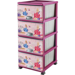 Dulap pentru depozitare, dimensiuni 90 x 45 x 38 cm, roz