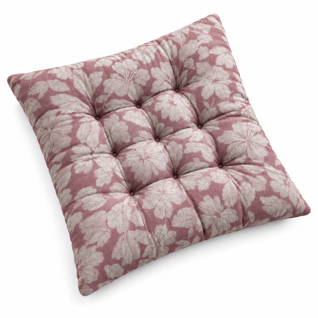 Perna pentru scaun cu model floral, 40 x 40 cm, 210 g, roz Perna pentru scaun cu model floral, 40 x 40 cm, 210 g, roz