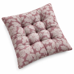 Perna pentru scaun cu model floral, 40 x 40 cm, 210 g, roz