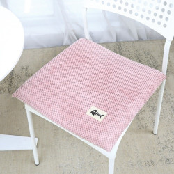 Perna moale pentru scaun, patrata, 40x40 cm, grosime 3 cm, roz Perna moale pentru scaun, patrata, 40x40 cm, grosime 3 cm, roz