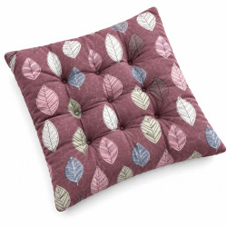 Perna pentru scaun, model frunze, 40 x 40 cm, 210 g, roz Perna pentru scaun, model frunze, 40 x 40 cm, 210 g, roz